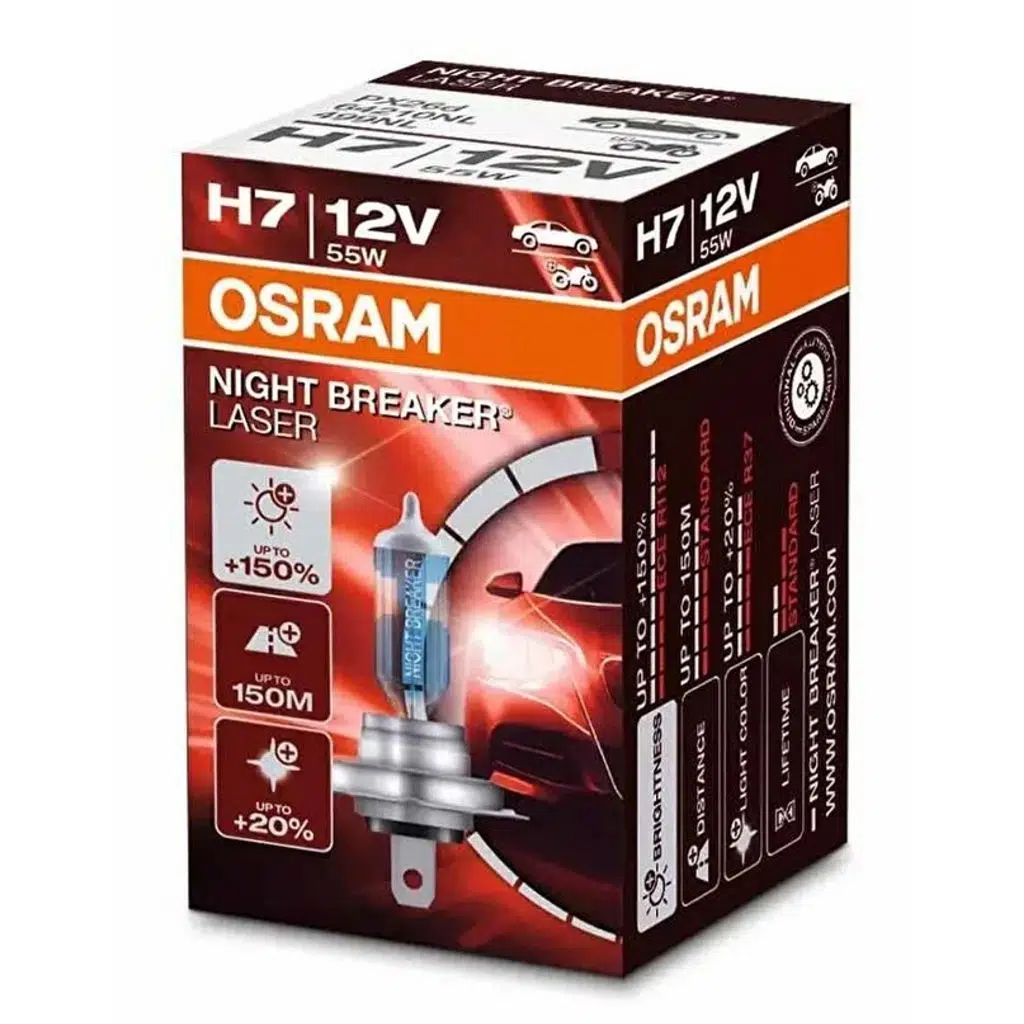12V AMPUL 60/55W H4 %150 FAZLA %20 BEYAZ IŞIK NL (2 AD )