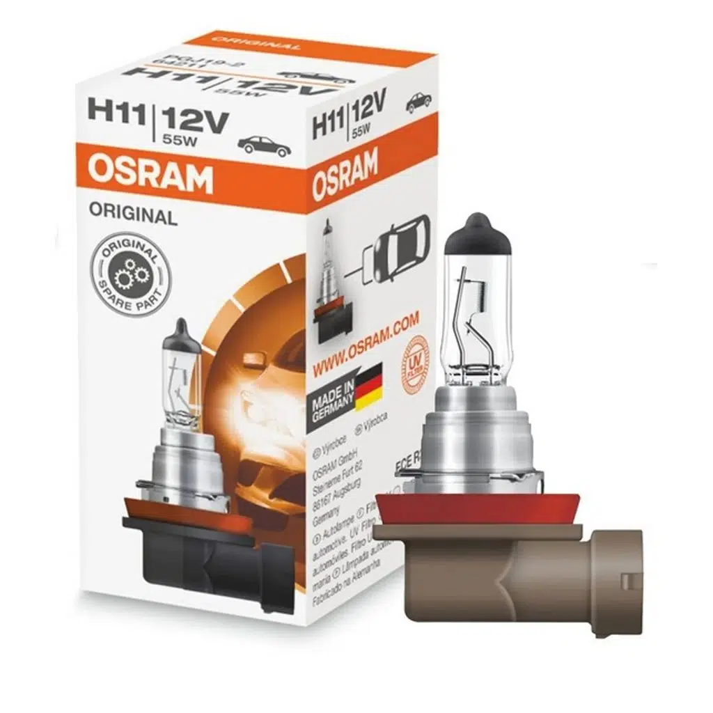 12V AMPUL H11 55W TEK FLAMAN FAR VE SİS AMPULÜ (1 AD )
