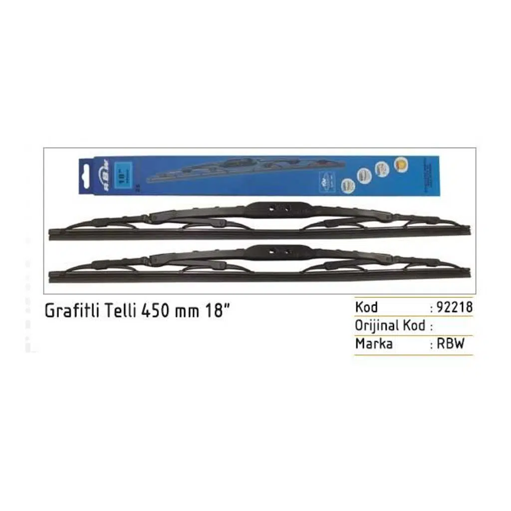 450MM TELLİ GRAFİTLİ SİLECEK SÜPÜRGESİ (TK) (1 TK )