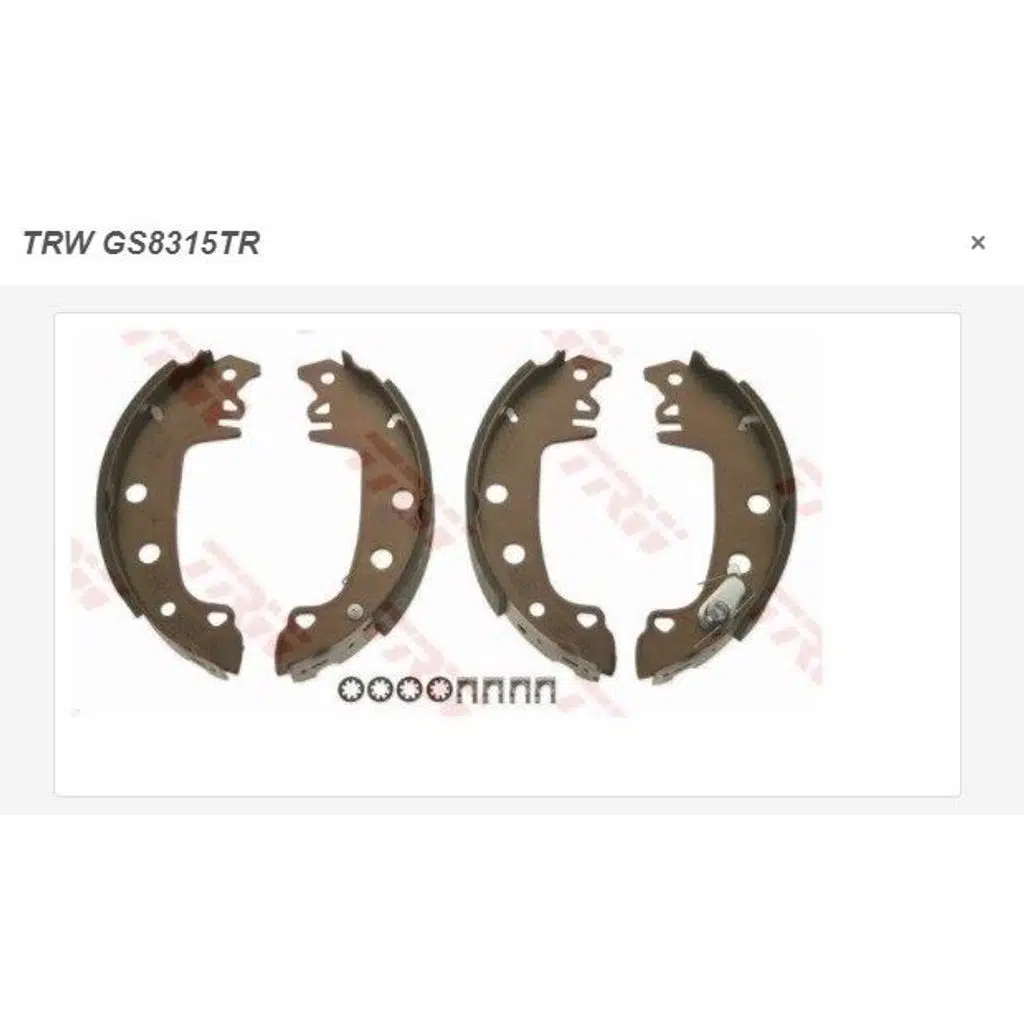 ARKA PABUÇLU FREN BALATASI FIAT TOFAŞ M131 RENAULT R12 (YAPIŞTIRMA) (1 TK )