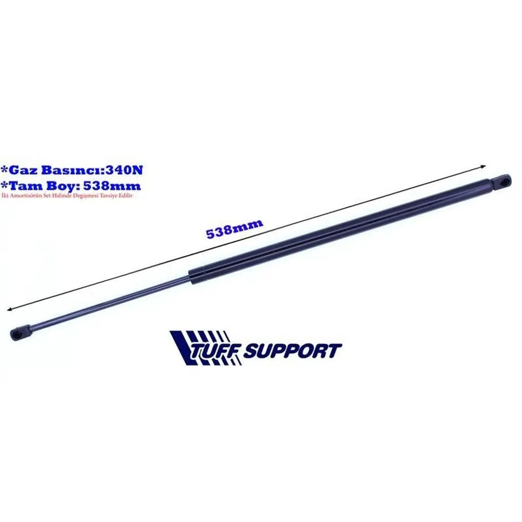 BAGAJ AMORTİSÖRÜ NISSAN ALMERA II HB 00- (UZUNLUK=538mm BASINÇ=385N) (2 AD )