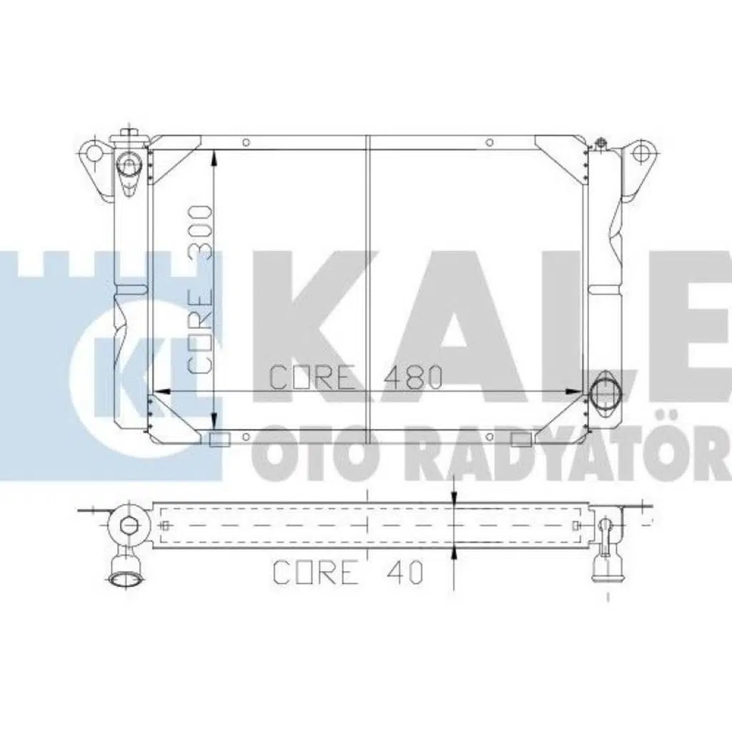 BAKIR RADYATÖR RENAULT R12 TL/TX/STW TOROS 3 SIRA PN SİSTEM (1 AD )