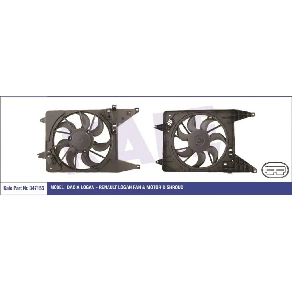 FAN MOTORU DAVLUMBAZLI DACIA LOGAN 1.5D SANDERO (6001550773) (1 AD )