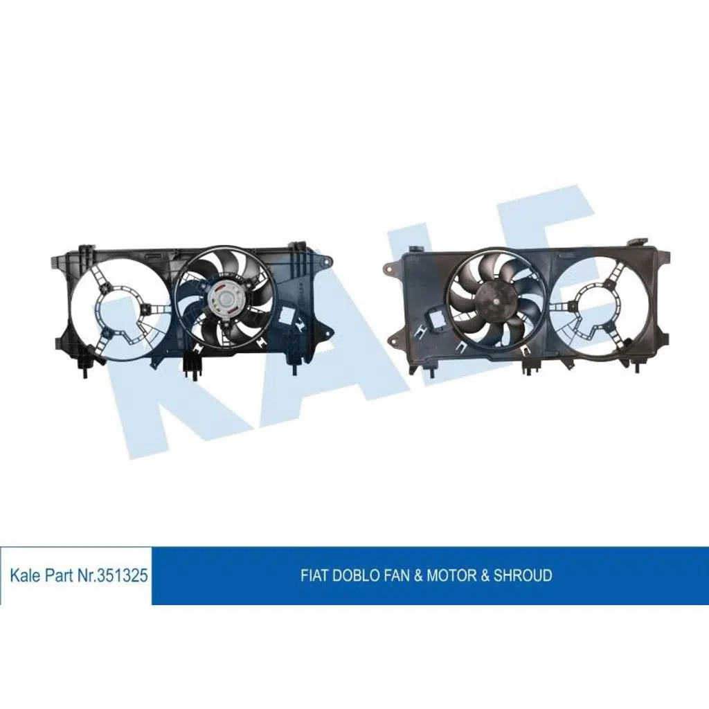 FAN MOTORU DAVLUMBAZLI FIAT DOBLO 1,3 MJET 03=> 1,9JTD 01=> EURO III (NAC) (1 AD )