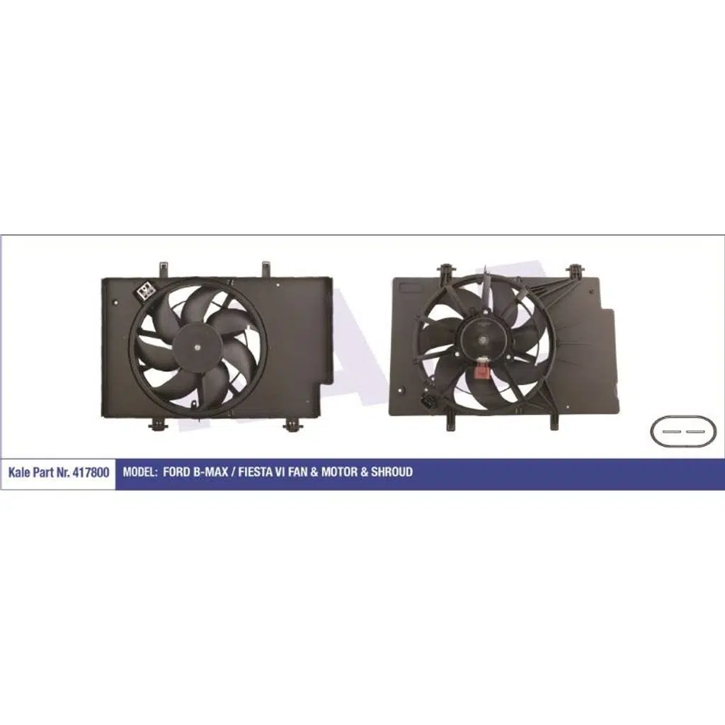 FAN MOTORU DAVLUMBAZLI FORD B-MAX / FIESTA VI COURIER (380W 345MM) (1 AD )