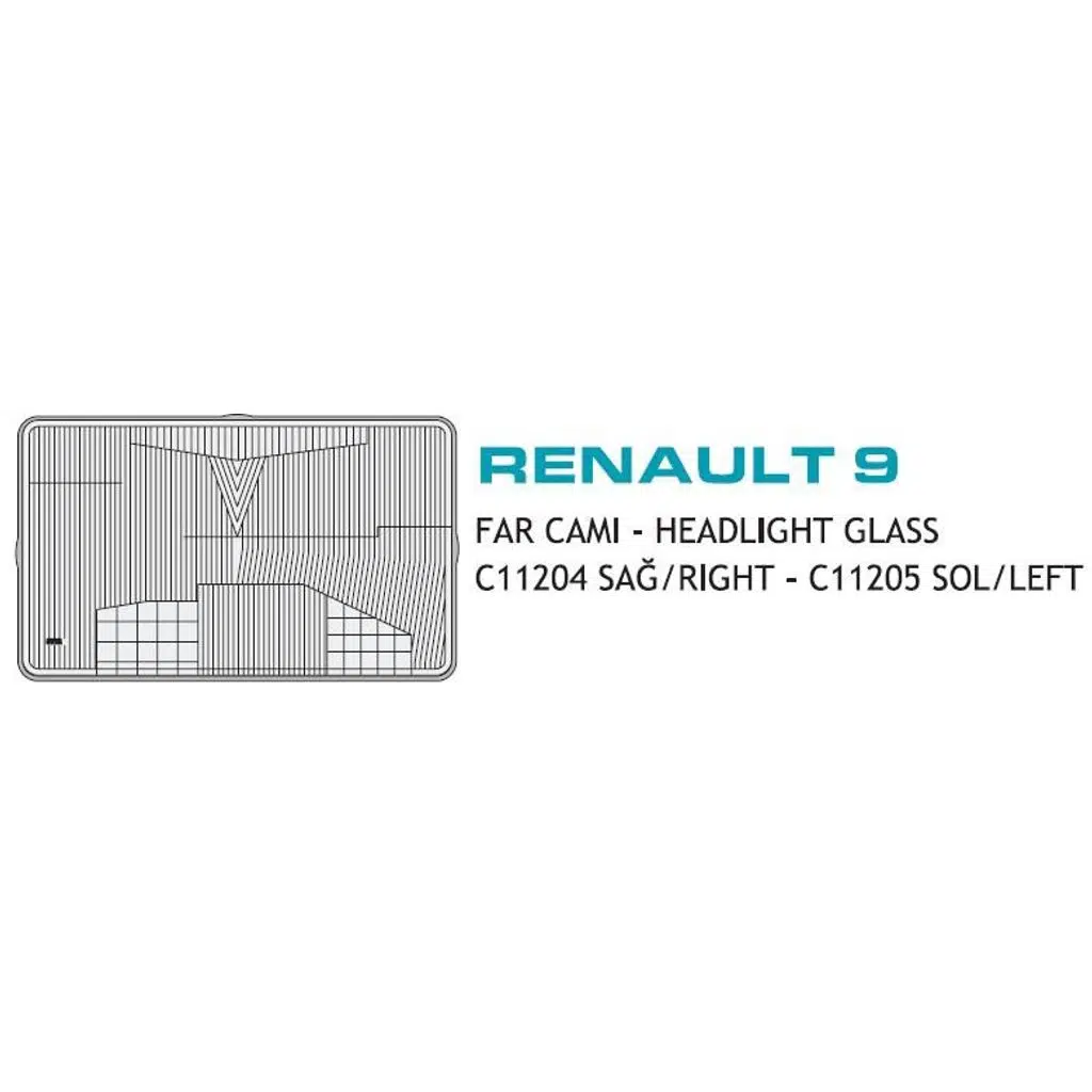 FAR CAMI RENAULT R9 SAĞ 1981-1984 (1 AD )