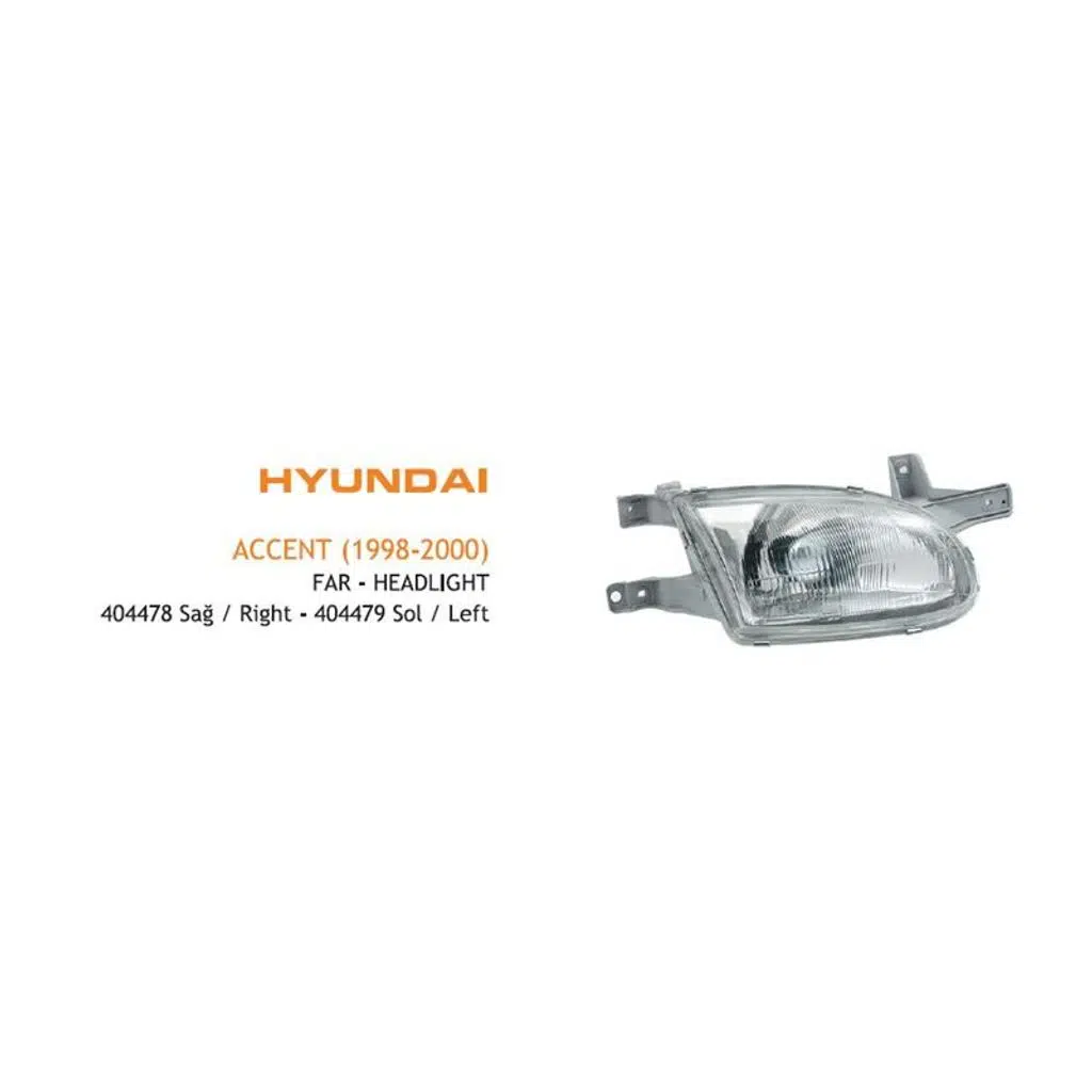 FAR SAĞ HYUNDAI ACCENT 1998-2000 (1 AD )