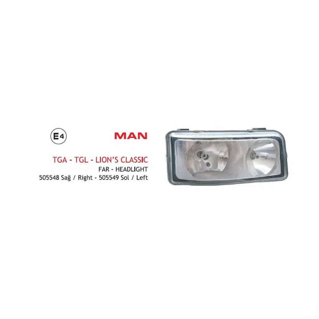 FAR SAĞ MAN TGA-TGL-LION'S CLASSIC E4 E-BELGELİ (1 AD )