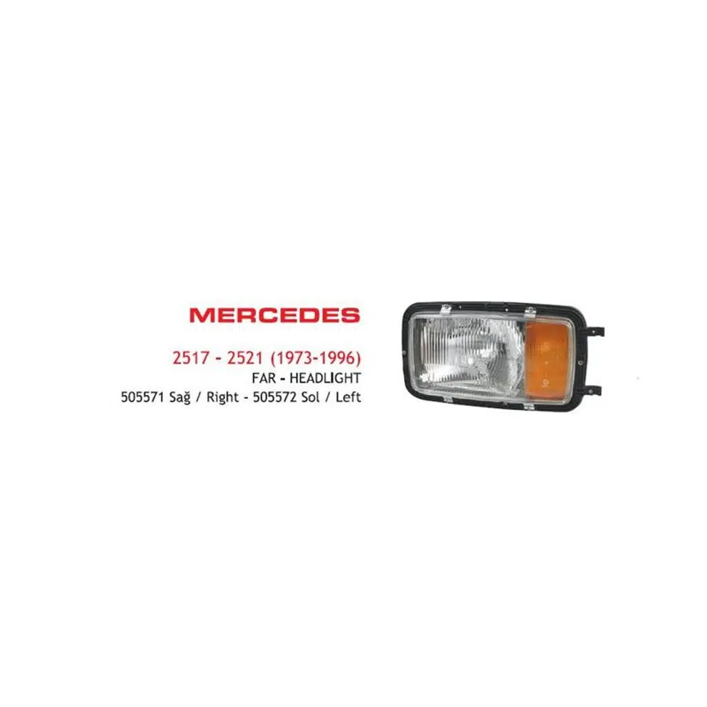 FAR SAĞ MERCEDES 2517-2521 KAMYON (1973-1996) E-BELGELİ (1 AD )