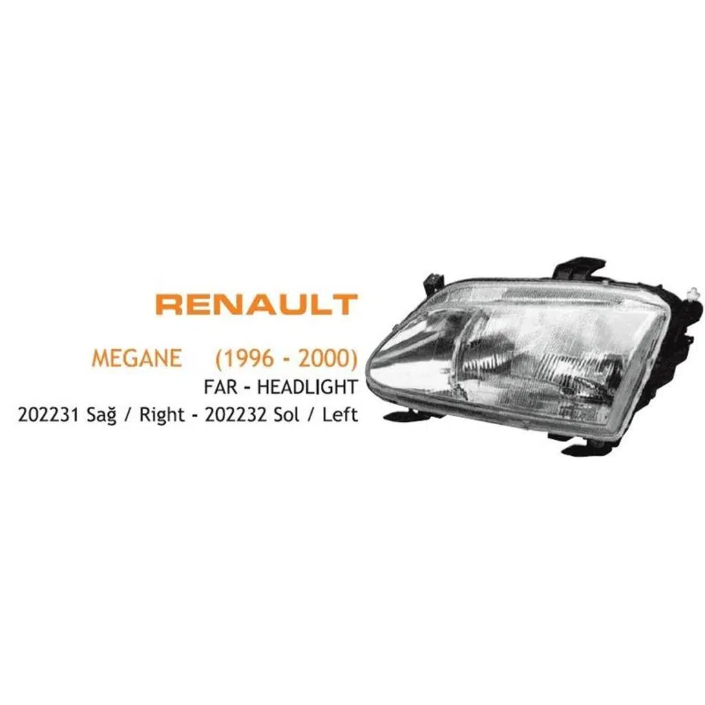 FAR SAĞ RENAULT MEGANE SCENIC 1996-1998 (1 AD )