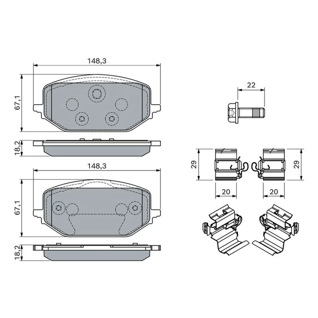 FREN BALATASI CITROEN; DS (CITROEN); OPEL; PEUGEOT; 3008; 308; 5008; 508; ASTRA L; ASTRA L (1 TK )