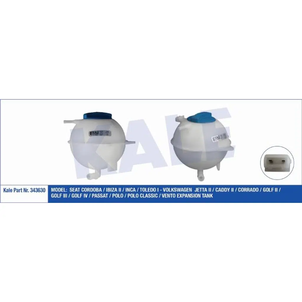 GENLEŞME TANKI (RADYATÖR EK DEPO) KAPAKLI VW JETTA II/CADDY II/GOLF II/III/IV/PASSAT/POLO SEAT TOL. (1 AD )