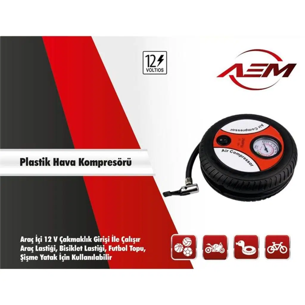 HAVA KOMPRESÖRÜ TEKER GÖRÜNÜM YM PLASTİK 300PSI (1 AD )