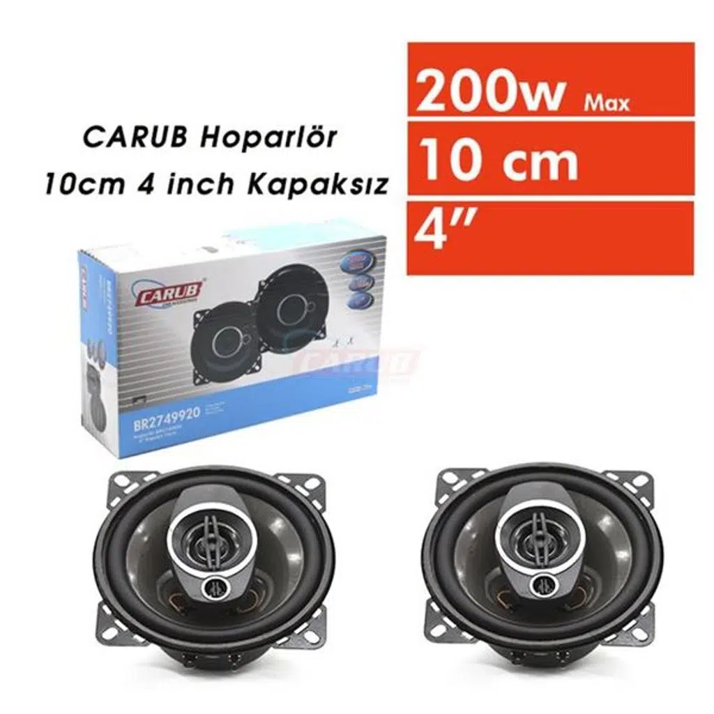 HOPARLÖR 10 CM 4 inc KAPAKSIZ YUVARLAK (1 AD )
