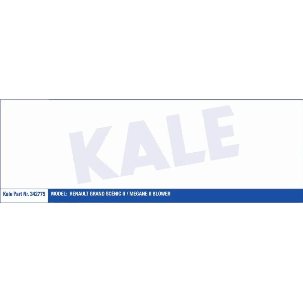 KALORİFER MOTORU (BLOWER) 12V RENAULT MEGANE II GRAND SCÉNIC II (1 AD )
