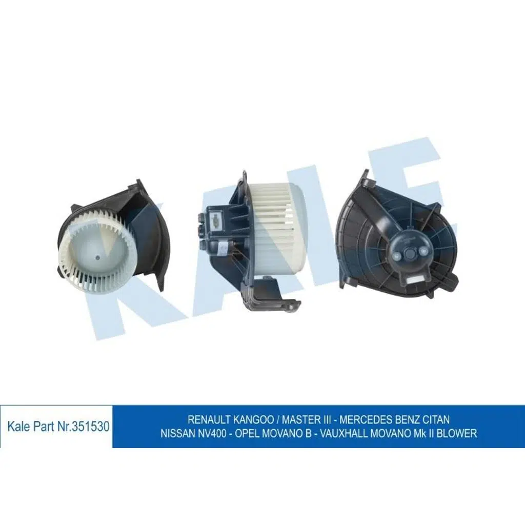 KALORİFER MOTORU MERCEDES BENZ CITAN - RENAULT KANGOO/MASTER III - NISSAN NV400 - OPEL MOVANO B KL346990 (1 AD )
