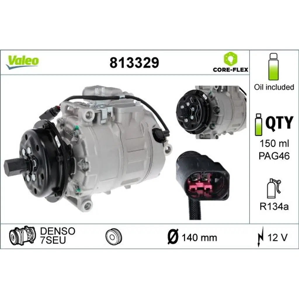 KLİMA KOMPRESÖRÜ VW TRANSPORTER T5 04-09 TOUREG 02-10 (1 AD )