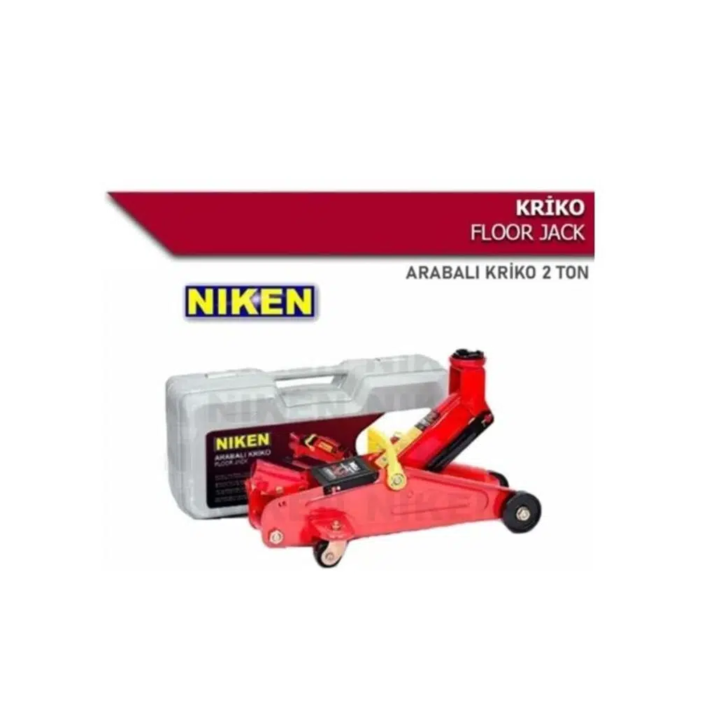 KRİKO 2 TON HİDROLİK ARABALI+ÇANTALI (1 AD )
