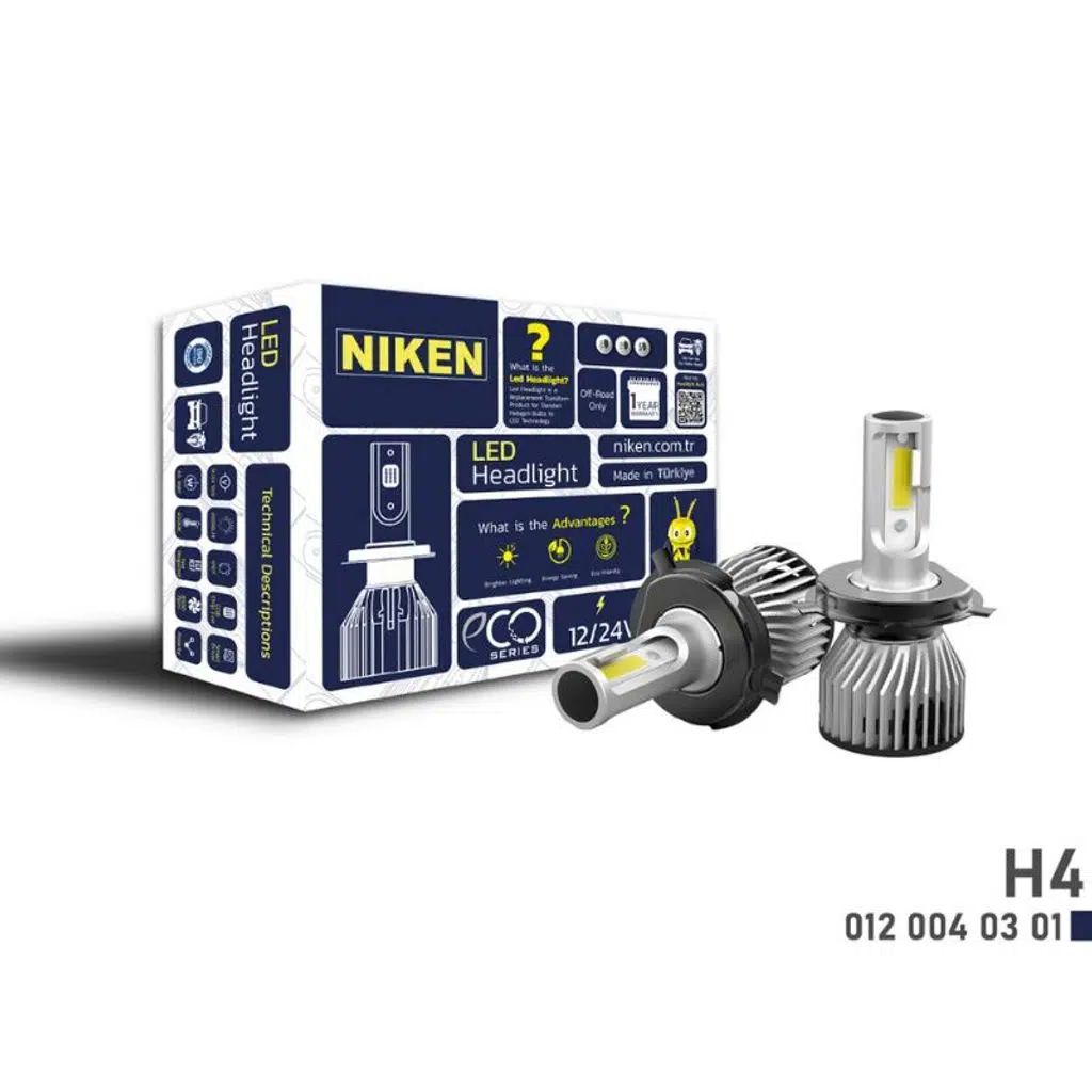 LED XENON AMPUL ECO SERISI H4 (1 TK )