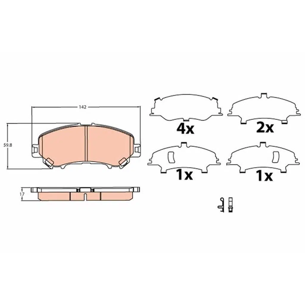 ÖN FREN BALATASI RENAULT KADJAR 15> KOLEOS 16> / NISSAN QASHQAI J11 KASA 13> XTRAIL 13> (1 TK )