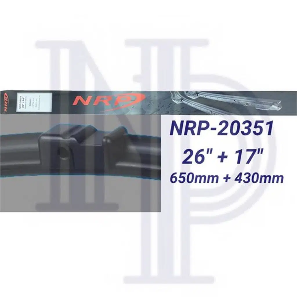 SİLECEK SÜPÜRGESİ MUZ (TK) 26"+17" FORD FOCUS 04-11 PEUGEOT 207 CC/HB (06-2012) 207 SW (2007-2012) (1 TK )