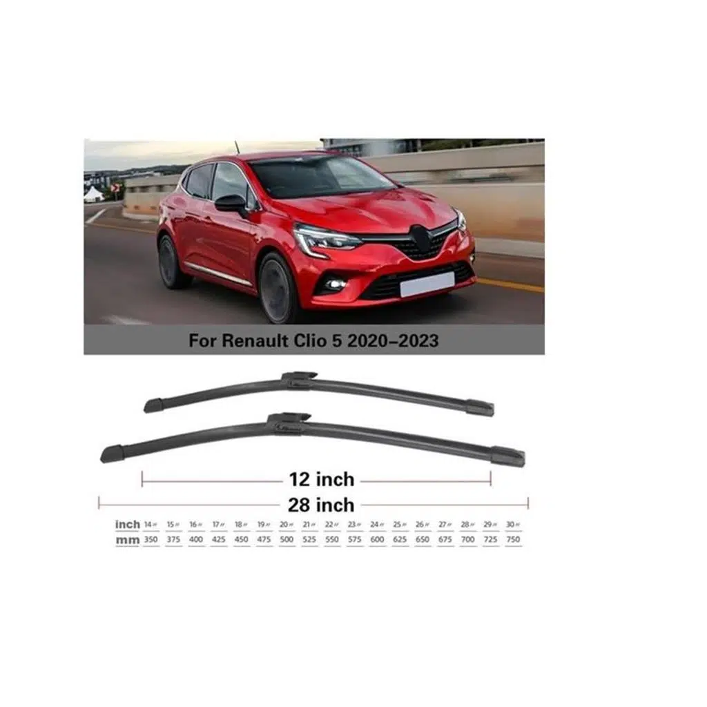 SİLECEK SÜPÜRGESİ MUZ (TK) RENAULT CLIO V (BF) (19-) 28''+12'' 700mm+300mm (1 TK )