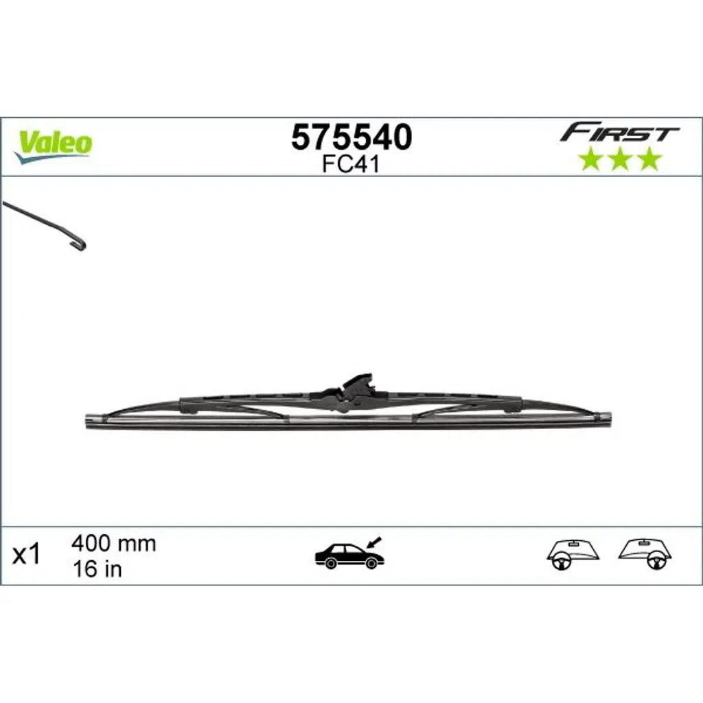 SİLECEK SÜPÜRGESİ UNIVERSAL GRAFİTLİ TELLİ 400 MM 16" (1 AD )