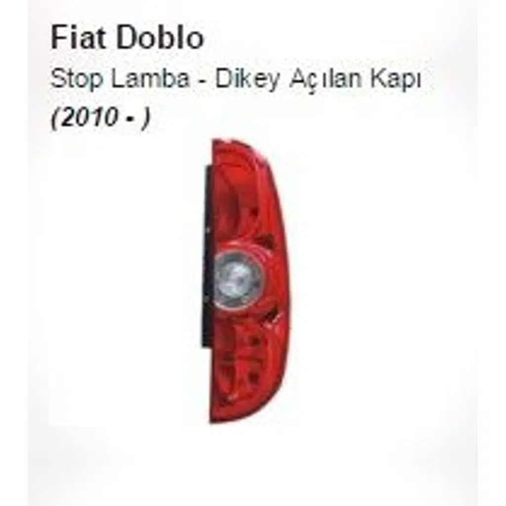 STOP FIAT DOBLO 2010 -> DİK AÇILAN KAPI SAĞ (1 AD )