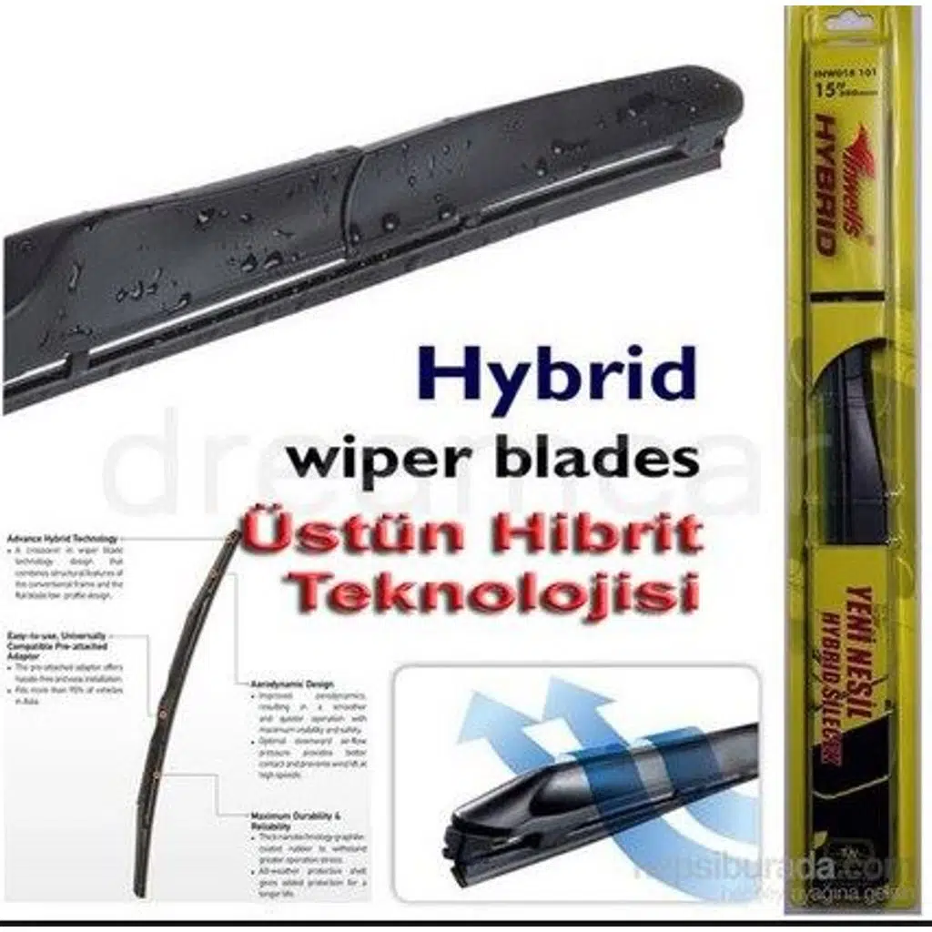UNIVERSAL HYBRID Silecek Süpürgesi (1AD) 53 cm INWELLS