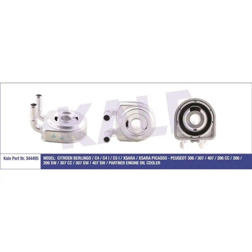 YAĞ SOĞUTUCU CITROEN BERLINGO/C4/C4 I/C5 I PEUGEOT 306/307/407206/PARTNER AL / PL / BRZ (1 AD )