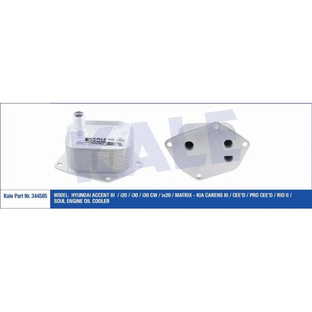 YAĞ SOĞUTUCU HYUNDAI ACCENT III /İ20/İ30/İ30 CW/İX20 - KIA CEED/RIO II/SOUL AL / PL / BRZ (1 AD )