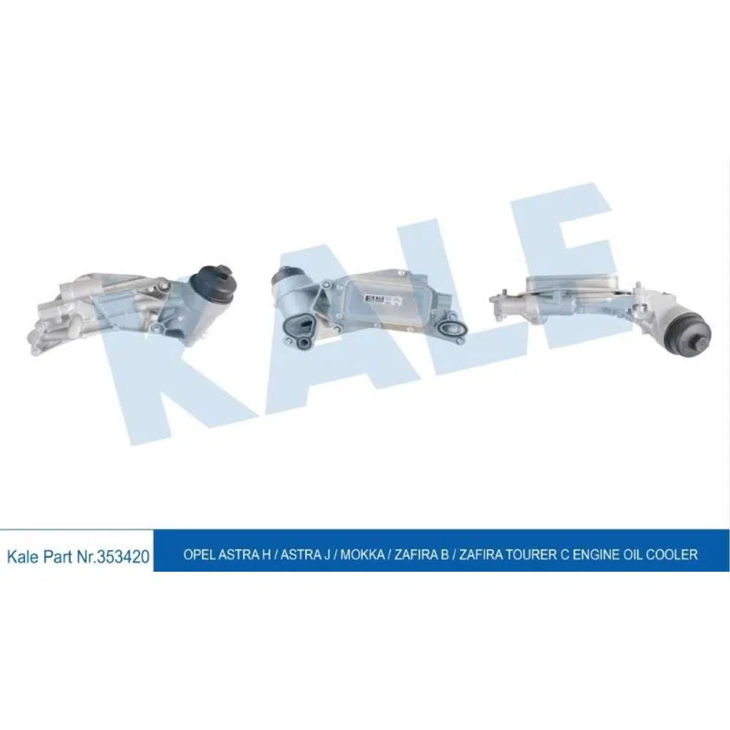 YAĞ SOĞUTUCU KOMPLE OPEL ASTRA H, ASTRA J, MOKKA, ZAFIRA B, ZAFIRA TOURER C (084 Z12 Z14 XEP MOTOR) (EURO5 MOTOR) (1 AD )