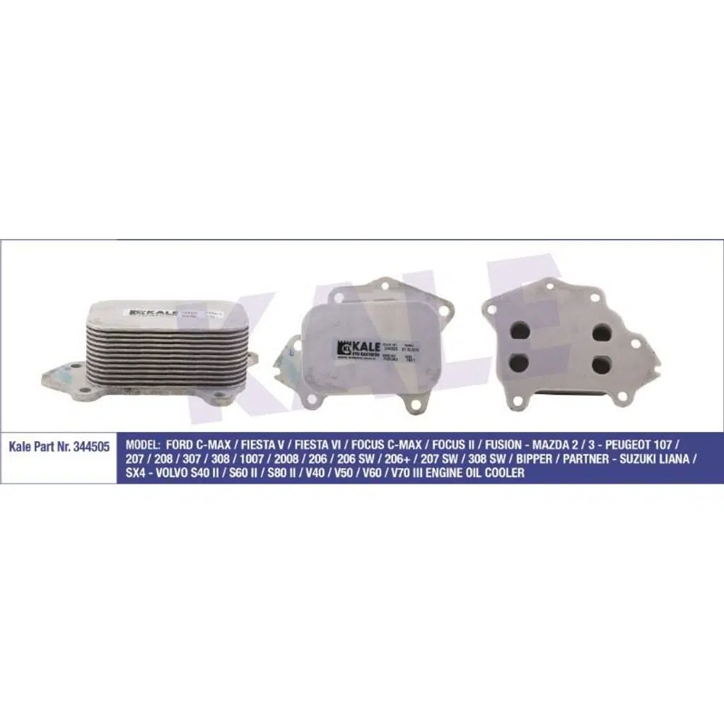 YAĞ SOĞUTUCU PEUGEOT 107-206-307-C1-C2-C3 (DV4) 1.4HDI / 307-407-PARTNER II-CITROEN BERLINGO II (1 AD )